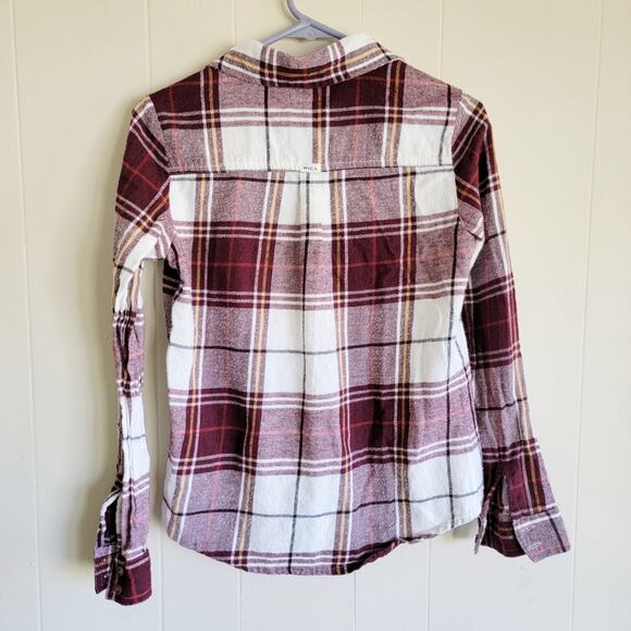 RVCA Long Sleeve Plaid Button Down Shirt - Picture 2 of 3